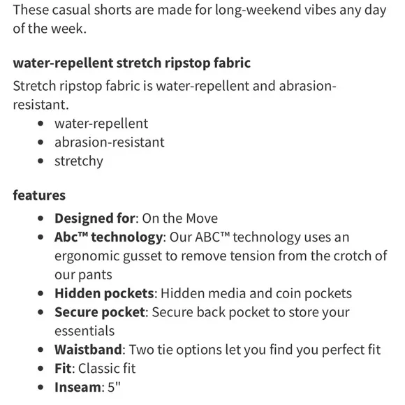 Lululemon Bowline Short 5” Stretch Ripstop - Picture 3 of 9